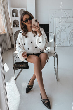 Lakované baleríny KL2913 Palenna černá - Sweet Shoes 39