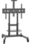 ONKRON TS1891-B černá / Mobilní TV stojan / VESA 200x200-800x600 / 50-90" / do 100 kg / výškově nastavitelný (TS1891-B)