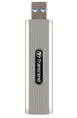 Transcend ESD320A Externí SDD 1TB stříbrná / USB 3.2 Gen 2 / R: 1050MBs / W: 950MBs (TS1TESD320A)