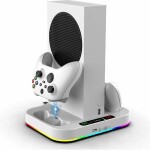 IPega XBS012S Multifunkční Nabíjecí RGB Stojan s Chlazením pro Xbox Series S + 2ks Baterií (57983115496)