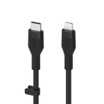 Belkin Flex CAA009bt2MBK černá / Kabel USB-C na Lightning / 2 m / MFi / 15W (CAA009BT2MBK)