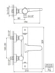 STEINBERG - 390 Termostatická vanová baterie, chrom 390 3100