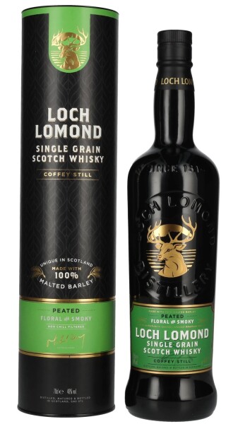 Loch Lomond Single Grain Peated edice 2022 46% 0,7 l (tuba)