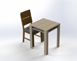 BRADOP Jídelní stůl OTO S190 - čtverec 60x60 BRA-S190