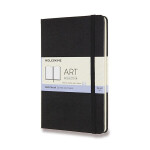 Skicář Moleskine - tvrdé desky - M, čistý, černý