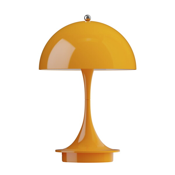 Louis Poulsen Přenosná lampa Panthella 160 V3 Opaque Orange, oranžová barva, plast