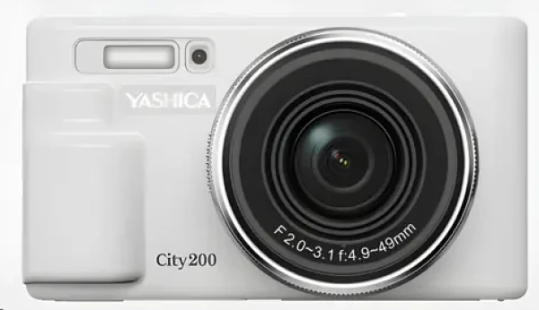 Yashica City 200 bílá / Kompaktní fotoaparát / 13 Mpix / 10x zoom / výklopný LCD (YAS-DGC200-WH)