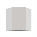 Horní rohová skříňka Como 60x60 GN-72 1F (45°) Barva korpusu: Bílá, Barva dvířek: Kašmír