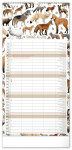 Nástěnný kalendář 2026 NOTIQUE - Rodinný plánovací Animalium, 21 x 42 cm