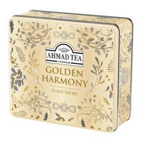 Ahmad Tea Golden Harmony porcované čaje v plechové dóze