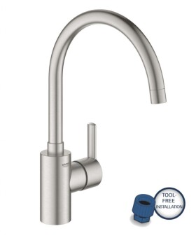 GROHE - Feel Dřezová baterie, supersteel 32670DC2