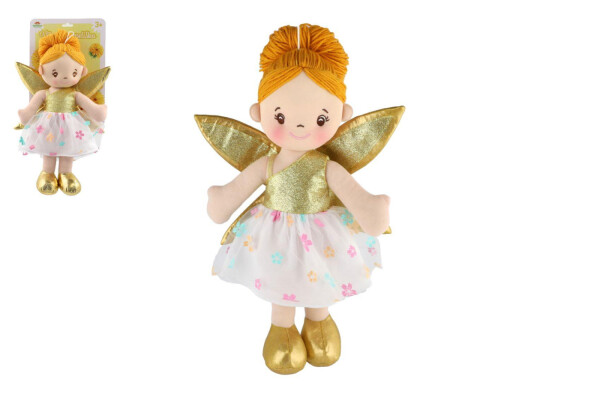 Panenka víla Pampeliška hadrová/látková 40 cm