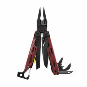 Leatherman Multitool Signal s nylonovým pouzdrem Červená / Multitool / 19 nástrojů / 212 g (832745)