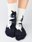 Ponožky Noviti SP022 Puffy Cat 36-41 béžová 36-41