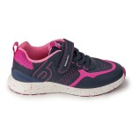 Dívčí tenisky ELASTICOS Azul/Fuscia, Biomeanics, 241271-C600, tmavě modrá - 31
