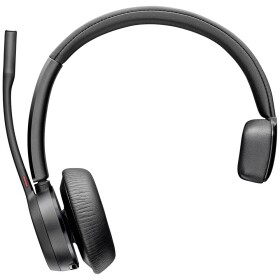 HP Poly Voyager 4310 USB-A Headset +BT700 Dongle Sluchátka On Ear Bluetooth® mono černá Potlačení hluku regulace hlasitosti, Vypnutí zvuku mikrofonu Počítače