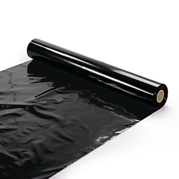 Ochranná fólie z LDPE šířka 3000mm, délka 84m, černá, ze 100% recylovaná, tloušťka 150µm