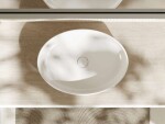 HANSGROHE - Xuniva D Umyvadlo na desku, 55x40 cm, bez přepadu, bílá 60165450