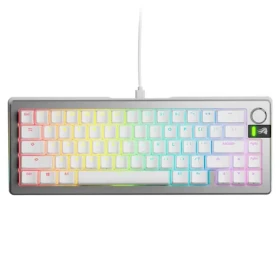 Glorious GMMK 3 Pro 65% - Fox Linear ANSI stříbrná / herní 65% TKL / USB-C / ANSI (US) layout / Fox Linear / RGB / 1.4m (GLO-KB-GMMK3-PRO-65-PB-FOX-W-SIL-US)