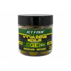 Jet Fish Vyvážené boilies Legend Range Protein Bird/Multifruit 250ml 20mm (000366)