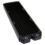 Alphacool Eiszapfen 16mm kompresní šroubení HardTube 90° L-konektor pro mosazné Acryl trubky chromová 17445