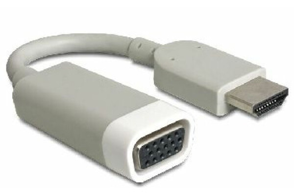 Delock adaptér HDMI A samec na VGA samice / 15cm (65469)