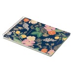 Rifle Paper Co. Kroužkový linkovaný blok Colette Large, modrá barva, papír