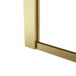 HOPA - Sprchové dveře BELVER GOLD NEW - Barva rámu - Zlatá, Rozměr A - 120, Směr zavírání - Univerzální Levé / Pravé, Výplň - Čiré bezpečnostní sklo - 8 mm BCBELV12BGCN