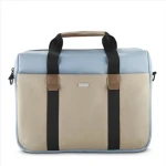 Hama Silvan béžová-světlá modrá / brašna na notebook / 34-36 cm (13,3-14,1") / recyklovaný polyester (222060)