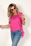 Dámská halenka Heart pink - MM FASHION Růžová Univerzální