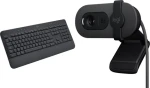 Logitech K650 Signature + Brio 100 / Klávesnice + webkamera / Bluetooth / USB