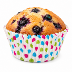 Cake star papírové košíčky na muffiny a cupcakes barevné 50x30 mm 100ks-vzor 3