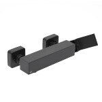 Sprchová baterie SAT Vision bez sprchového setu 150 mm černá matná SATBSVI268C SATBSVI268C