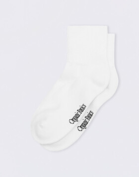 Organic Basics Core Ankle Socks 2-pack White 39-42