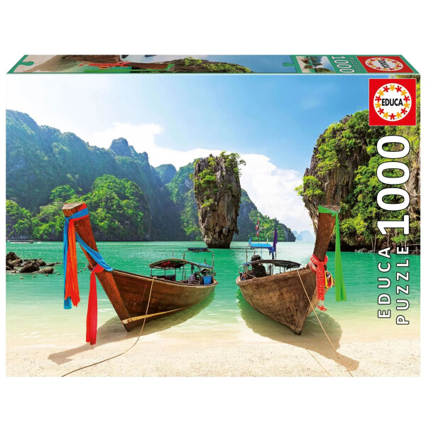 Puzzle Ostrov Jamese Bonda, Thajsko 1000 dílků