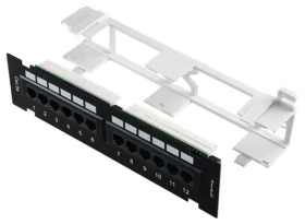 XtendLan / Nástěnný patch panel / 12 portů / Cat5e (PPWM-12C5EU)