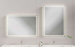 Kielle - Idolio Zrcadlo s LED osvětlením a vyhříváním, 70x100 cm 50324111