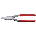 KNIPEX - kleště půlkulaté, zahnuté, s křížovým ozubením - 200mm, vysoká pevnost čelistí (3821200)