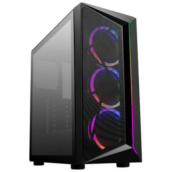 Cooler Master CPM510 ARGB černá / ATX / 1x USB-A 2.0 1x USB-A 3.1 / 3x 120mm / bez zdroje / průhledná bočnice (CP510-KGNN-S00)