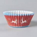 Dortisimo Košíčky na muffiny s vánočním motivem Sobíci a vločky (100 ks)