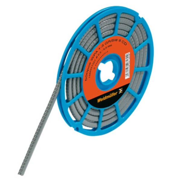 Weidmüller CLI C 02-3 GR/SW 8 CD označovací kroužek Otisk (Kabelový značkovač) 8 Rozsah vnějšího průměru 1.3 do 3 mm 1568241527