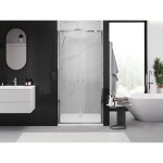 MEXEN - Exo sprchové dveře křídlové 90, transparent, chrom 814-090-000-01-00