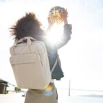 Batoh Reisenthel Allday backpack M Herringbone sand