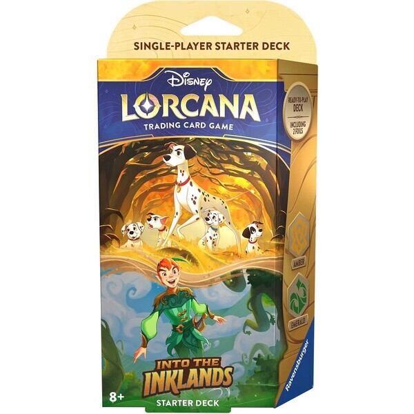 Disney Lorcana: Into the Inklands - Starter Deck Amber Emerald