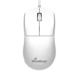 MediaRange MROS255 bílá / Optická myš / 1000 DPI / USB / 3 tlačítka / 1,5 m (MROS255)