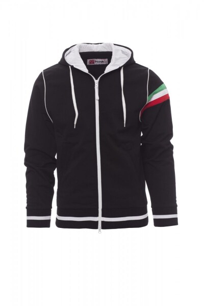 Mikina Payper NEVADA Barva: Černá/ Bílá, Velikost: 2XL (001270001114003XXL)