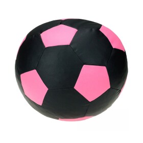 FRONTI Sedací vak - míč 80 cm - černá + růžová