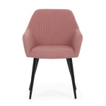 Jídelní židle, růžová, manšestrová látka, DCH-V4009 PINK6