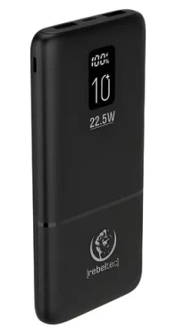 Rebeltec P10 LCDPD / Powerbanka / 10 000 mAh / PD 22,5 W / LCD displej (RBLAKT00021)
