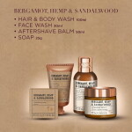 Baylis & Harding Dárková sada kosmetiky Bergamot/Hemp/Sandalwood, hnědá barva, kov, plast